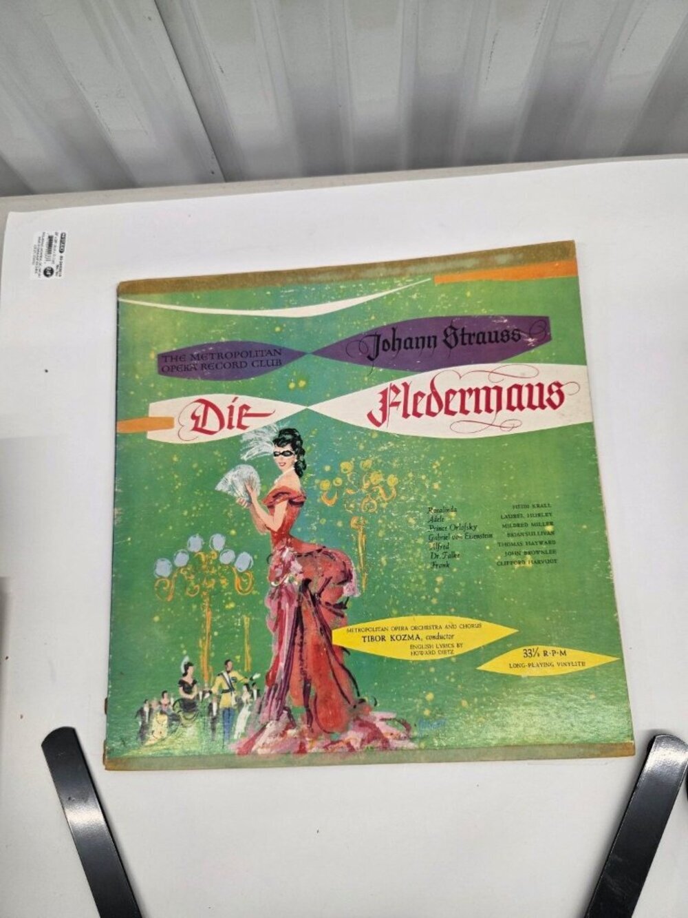 Johann Strauss – Die Fledermaus LP Record Metro Opera Club Classical 33 RPM